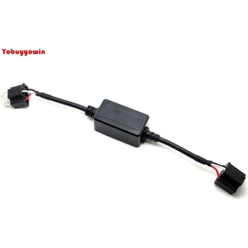 Vehicles Auto Car H4 CREE Chips LED Headlight Bulbs Conversion Light Load Resistor Decoder Wire