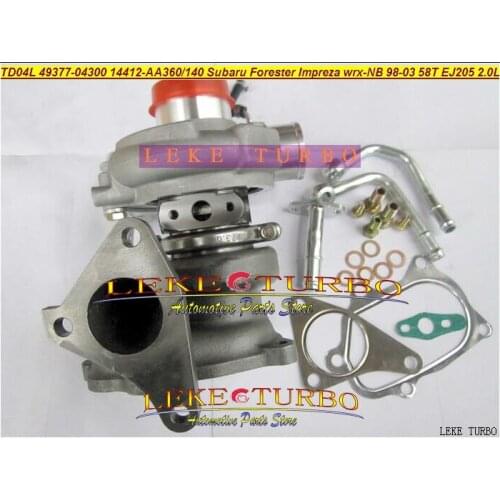 TD04L TD04HL-13T 49377-04300 14412-AA360 14412-AA140 Turbo Turbocharger For SUBARU Forester;Impreza WRX-NB 98-03 58T EJ205 2.0L