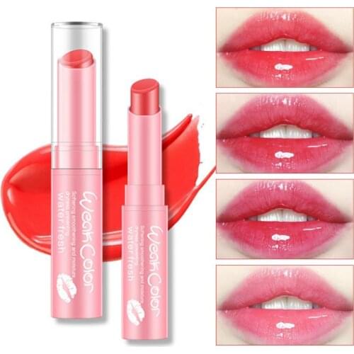 Moisturizing waterproof light color lipstick colored fruit lipstick girl lips care lip balm natural gloss TSLM2