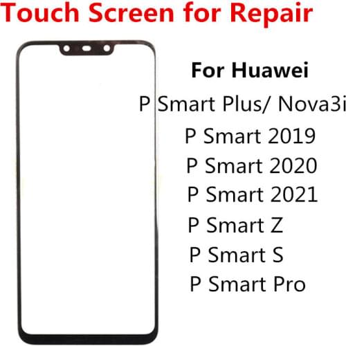 Outer Screen For Huawei Nova 3i / P Smart Plus Front Touch Panel LCD Display Screen Out Glass Cover Lens Phone Repair Parts