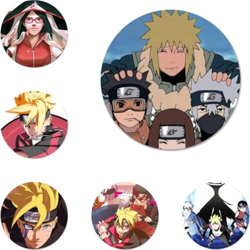 Boruto Mitsuki Sarada Badge Brooch Pin Accessories For Clothes Backpack Decoration gift