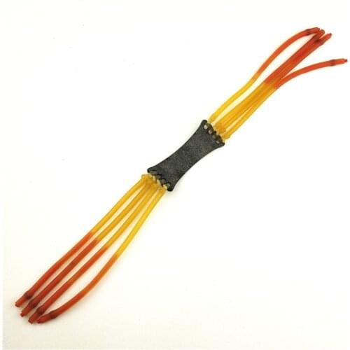 1pcs Slingshots Natural Latex Elastic Resilient Tube for Tactical Slingshot Catapult 2050 8 strips powerful rubber band