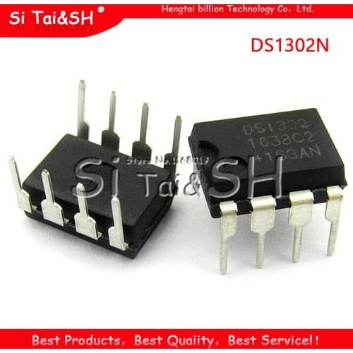 10PCS DS1302N DIP8 DS1302 DIP DIP-8 Trickle Charge Timekeeping Chip new and Original