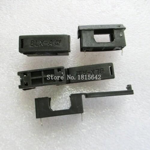 10PCS/LOT 5*20 with cover fuseholders BLX-A type fuse holder for 5*20 insurance