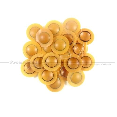 20pcs /lots 25.4mm 25.5mm 1inch 1''Resin Replacement Diaphragm Horn 4ohm o 8 Ohm (Lead wire same size )