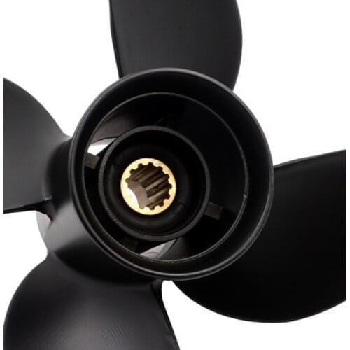 4x10.3x12 for Tohatsu 4 blade 35-50hp 13 teeth spline marine boat yacht boat accessories marine aluminium propellers