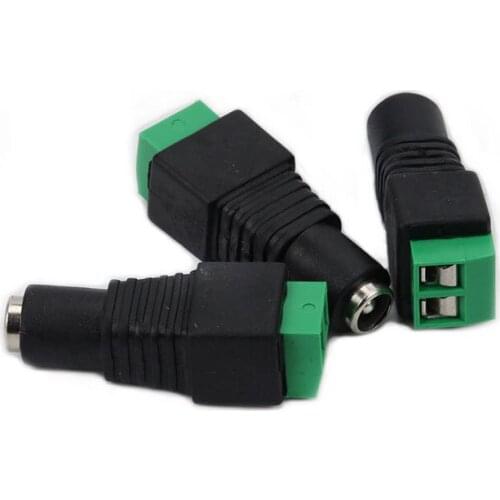 3D Printer Accessories 12V DC Power Jack Plug Adapter Female Connector for CCTV Camera JR Deals