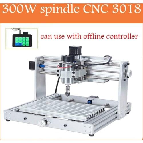 CNC 3018 Pro MAX Engraver With 300W Spindle,15w laser engraving 3 Axis pcb Milling machine With ER11DIY Wood Router with offline