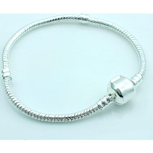 JINGLANG 2017 New Fashion Europe Silver Plated Infinity Chain Cuff DIY Bracelets Jewelry Findings