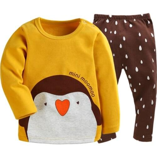 Childrens Clothing Set Girls Clothe Kids Clothes Cotton Long Sleeve T-shirt + Pants Suit 2PC of Boy Clothings Sets