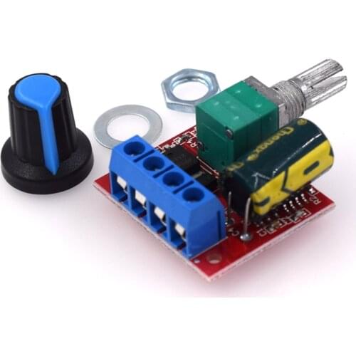5V-28V Dc Motor Pwm Speed Controller Governor Speed LED Switch Dimmer Speed Control Module Volt Regulator