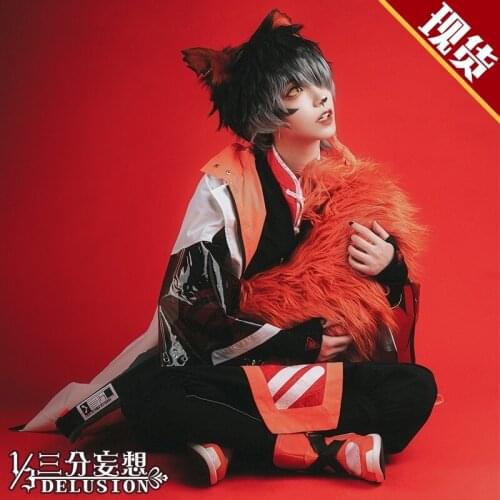 2021 Anime Arknights Cosplay Costume RHODES ISLAND Tops Pants Coat Tail Men Set