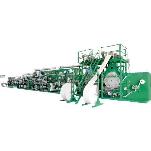 Full Servo Adult Diaper Machine Production Line for Manufacturing Adult Diaper
