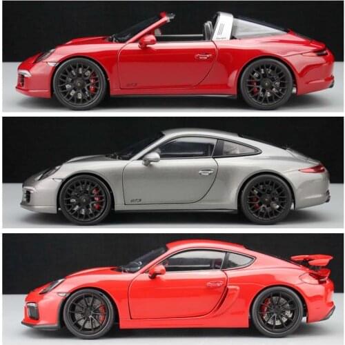 Schuco 1: 18 Porsche 911 GT4 Targa alloy full open limited edition car model Collectible crafts gift birthday gift