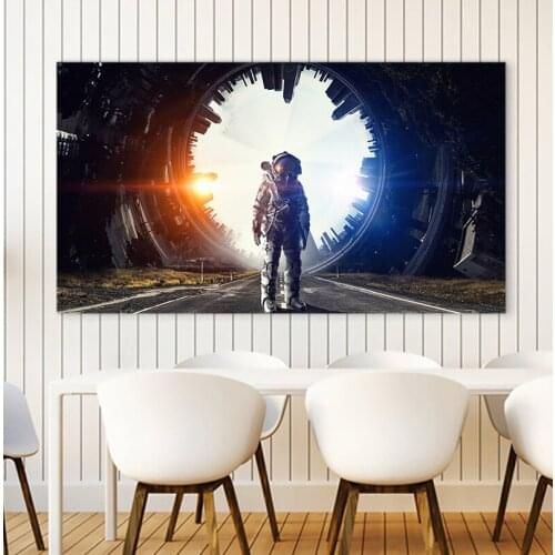 Space Astronaut Posters and Prints Technology Spaceship Canvas Painting Modern Decoration for Living Room Home Wall Art Pictures