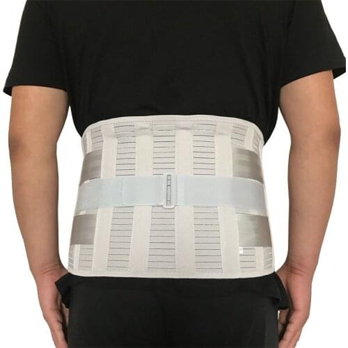Plates Waist Support Belt Orthopedic Tourmaline Self-heating Magnetic Steel Men Women Lumbar Support Back Brace Belt For Sport