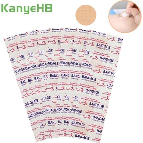 40pcs Ultra-Thin Emergency Waterproof Breathable Bandages Medical Plaster Band-Aid Stickers Adhesive Wound Patch Kit First Aid
