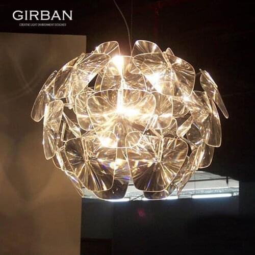 Girban Brand Modern Chandeliers Lamp For Living Room Bedroom Lamparas Colgantes Nordic Lustre Luminaire Led Industrial Lighting