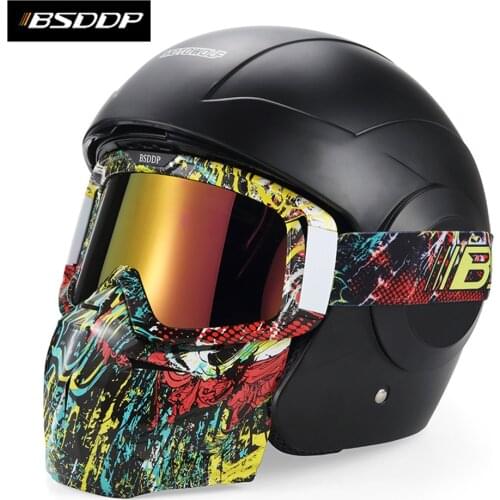 Universal Motorcycle/Motocross/Sportbike Windproof Riding Goggles Personality Retro Harley motorcycle helmet riding mask goggles