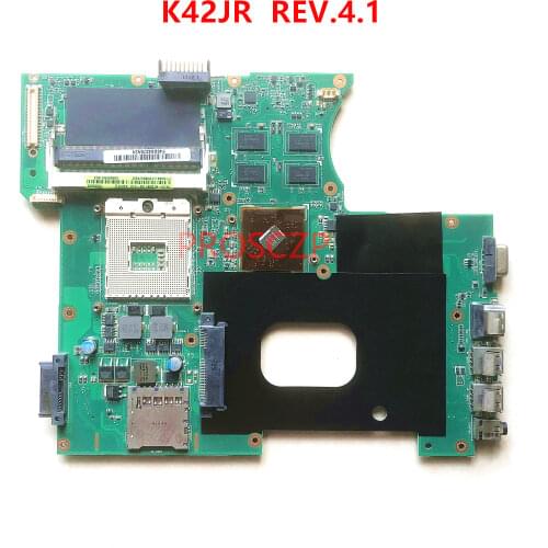 High quality FOR ASUS K42J K42JR K42JR REV.4.1 Laptop motherboard HM55 with HD6470M 1G DDR3 100% full Tested