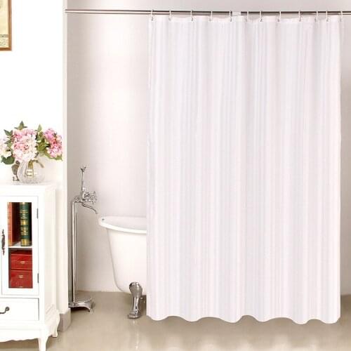 High-quality waterproof thickening shower curtain high-grade polyester cloth shower partition curtain anti-mildew toilet shower