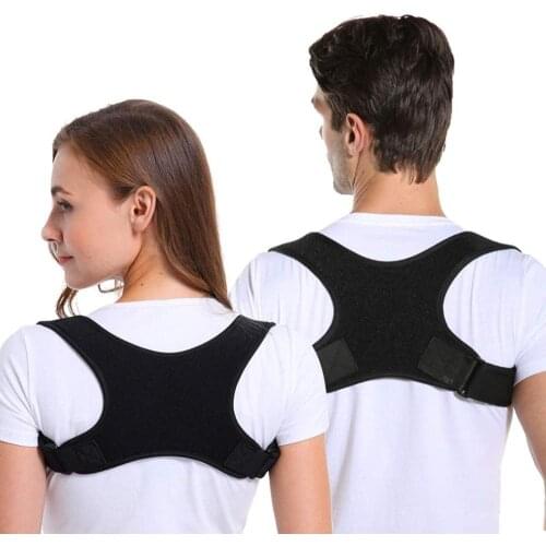 1Pcs/Bag No Shoulder Pads Back Brace Support Correction Pain Relief Unisex Clavicle Posture Postural Corrector Adjustable