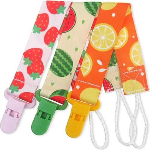 3pcs/pack Pacifier Clips for Babies Newborn Soother Clip Chain Personalised Infant Present Gifts Personalized Baby Accessories