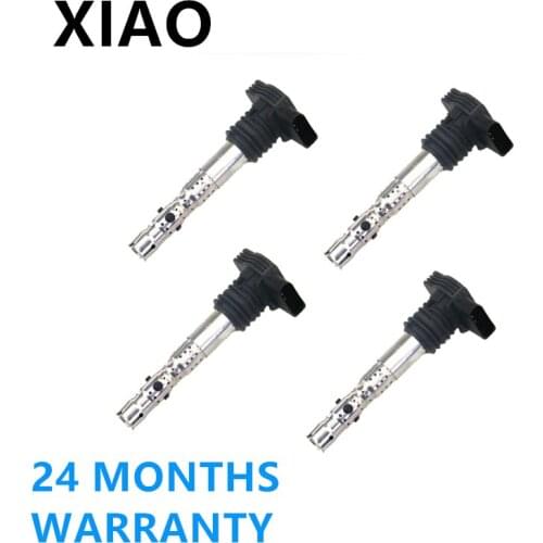 4PCS/Set Engine Ignition Coils Kit For VW Jetta MK4 Bora Golf MK4 Passat B5 Beetle Audi A4 A6 TT 1.8T 06A 905 115 B 06A905115A