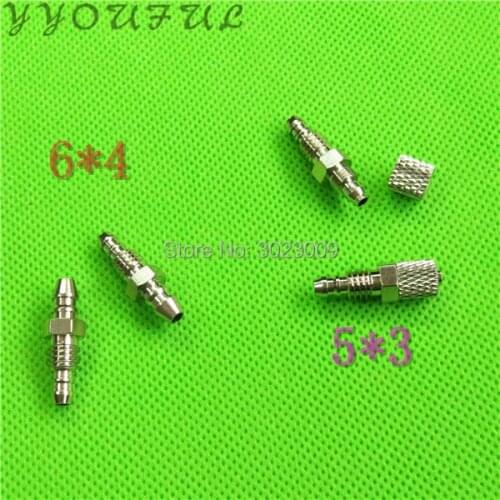500ml 1L 1.5L 1.8L 2L DIY sub ink tank ink tube metal connector use for 4.2*2.8mm 5*3mm 6*4mm ink tube metal connector 10pcs