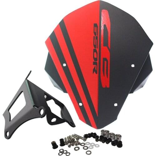 Motorcycle accessories front windshield aluminum WindScreen FOR HONDA cb650r