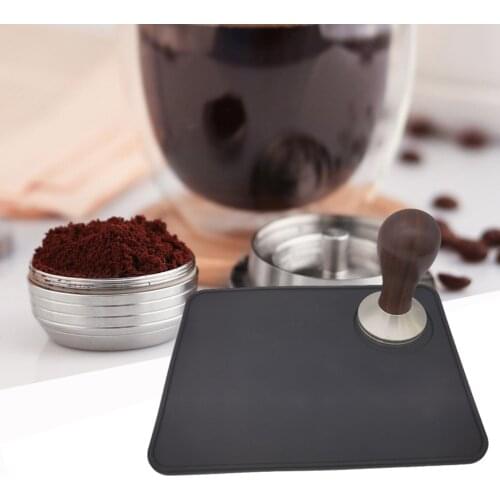 Barista Coffee Anti-skid Mat Espresso Latte Art Pen Tamping Holder Pad Coffeeware Tampers Coffee Grind Soft Silicone
