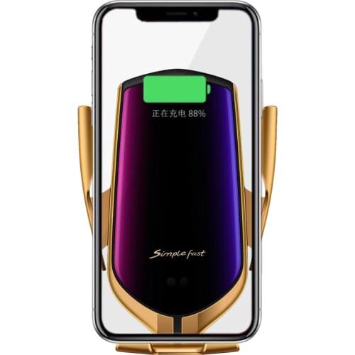 Smart Automatic Clamping Car Wireless Charger For IPhone X XR XS 8 11 Galaxy S10 S9 + S8 Fast Charge Air Vent Mount Phone Holder