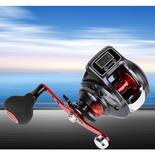 Drum Fishing Reels Left /right Digital Display 9+1bb 6:3:1 Fishing Spool Centrifugal Brake Fishing Reel