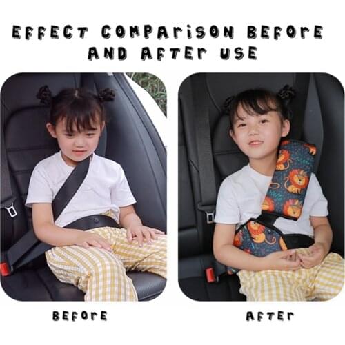 Pad Kit Car Seat Belt Adjustment Holder Seatbelt Padding Cover For Baby Child Kids Anti-Neck Safety Shoulder Positioner Shoulder