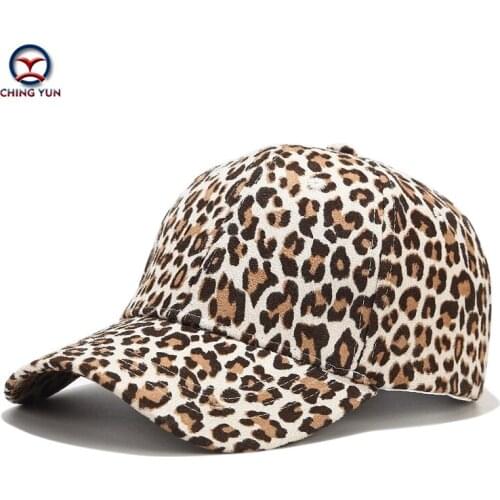 New Baseball cap leopard print Baseball hat Cotton retro leisure all-match unisex spring and summer Outdoor sunprotection Caps