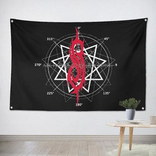 Large Size Rock Band Banners & Flags Tapestry Wall Art Metal Music Cloth Poster Bedroom Dormitory Decoration Hanging Painting E5