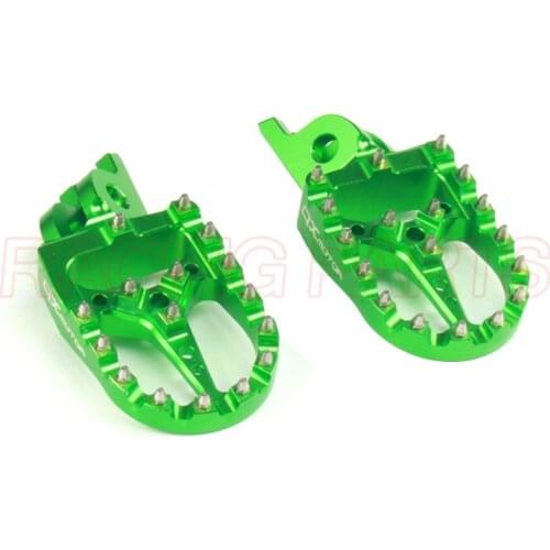 CNC Billet MX Foot Pegs Rests Pedals Footpegs For kx250f 2006-2016 kx450f 2007-2016 klx450r 2008-2013 2007 2009 2010 2012 2014