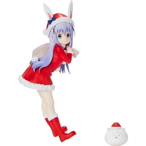 Is The Order A Rabbit? Kafuu Chino Christmas Costumes Anime Figure Model Desktop Ornaments Collectible Model Toy Anime Toy Gift