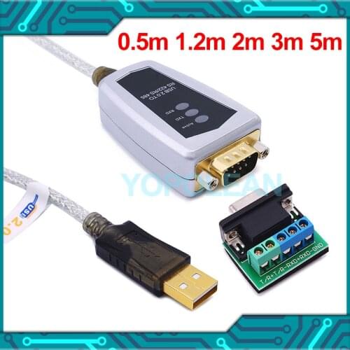 New USB 2.0 to RS485 RS422 Serial Converter Adapter Cable FTDI Chip Windows 10 8 7