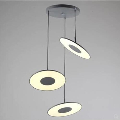 LED Circa Pendant Light restaurant golden nordic simple lights bar suspension vintage creative UFO led loft decoration lights