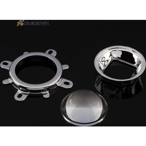 44mm optical glass lens + 50 mm reflective cup + Fixed frame Suitable for 20W-100W LED