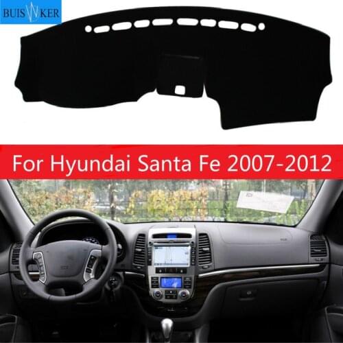 For Hyundai Santa Fe 2007 2008 2009 2010 2011 2012 Car Dashboard Cover Mat Pad Sun Shade Instrument Protect Carpet Accessories
