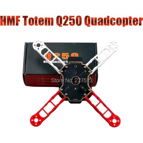 New Arrival 250 HMF Totem Q250 Mini FPV Quadcopter Frame Kit w/ PCB Center Board Ultralight High Strength Better than QAV250