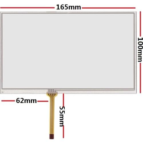 New 7-inch car touch screen 165*100mm is suitable for AT070TN92 HSD070IDW1-E11 D00 outer screen