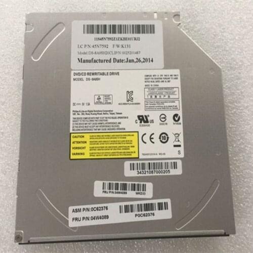 New notebook dvdram optical drive for Lenovo Z570 Z370 Z710 Z565 Z470 Z475 and other notebooks Model: DS-8A9SH DS-8ACSH/8ABSH