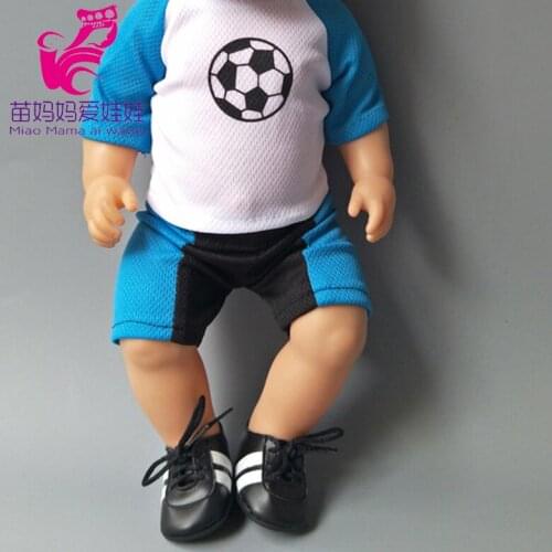 Doll clothes football sport set for 18 inch Baby Doll boyl Suit for 18 inch doll girl outwear gifts