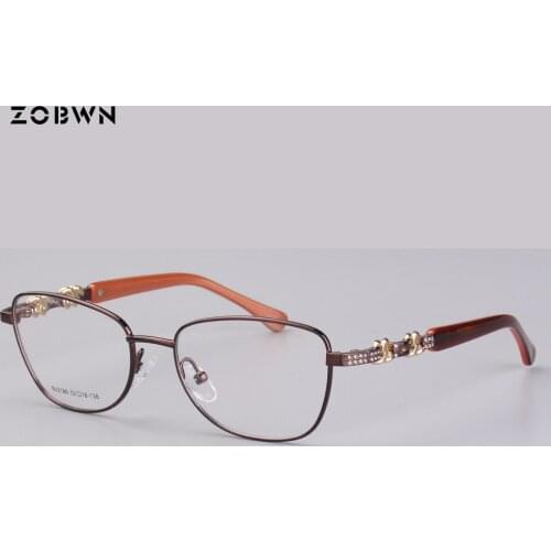 Wholesale as samples Fashion glasses women stone direction diamonds glasses women frame Myopia Glasses Prescrioption Optical