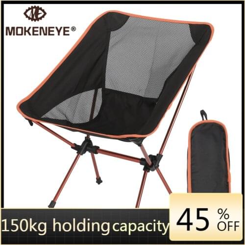 Portable Lightweight Fishing Chair with Bag Folding Extended Seat Ultralight Detachable Travel Home Camping BBQ Garden Hiking