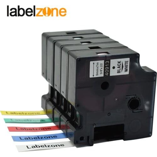 Mixed 15 colors 9mm 40913 compatible dymo D1 label tapes D1 40910 S0720680 Laminated ribbon cassette for Dymo LM160 280 printer