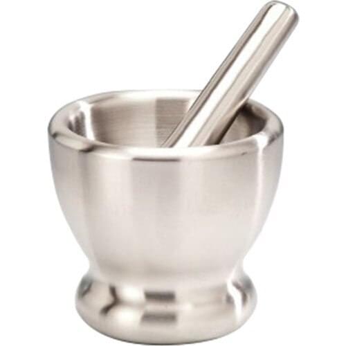 Zicco Steel Mortar, 12.5x11.5 cm